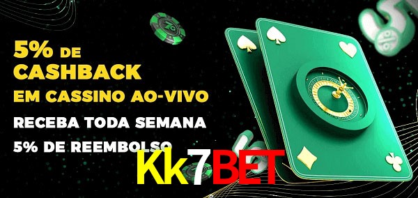 Promoções do cassino ao Vivo Kk7Bet